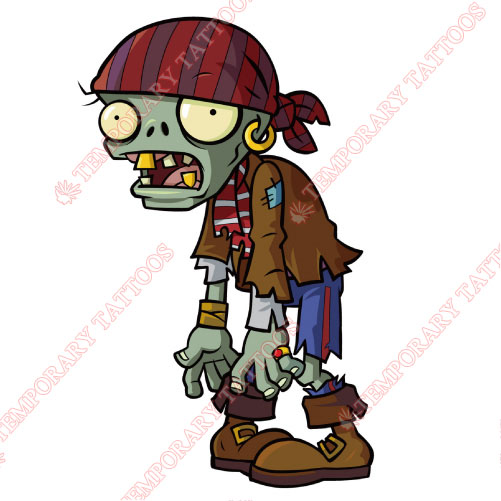 Plants vs Zombies Customize Temporary Tattoos Stickers NO.981